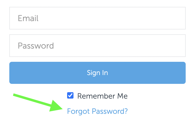 How do I reset my password when I can't sign into Productboard
