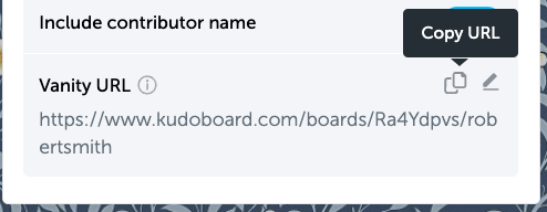 Adding a Vanity URL – Kudoboard